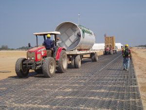 Temporary access roadways